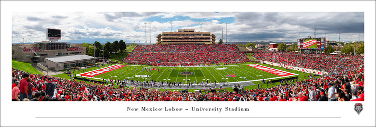 New Mexico Lobos at University Stadium Panoramic Poster