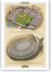 Montreal Expos Ballparks Print
