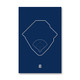 Comerica Park Outline - Detroit Tigers Art Poster