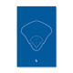 Dodger Stadium Outline - Los Angeles Dodgers Art Poster