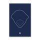 Yankee Stadium Outline - New York Yankees Art Poster
