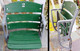 Polo Grounds "NY Figural End Seat - New York Giants