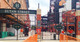 Camden Yards Game Used Metal Gate Signs