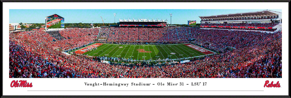 Ole Miss Rebels/Vaught-Hemingway Stadium 3D Stadium Replica - the