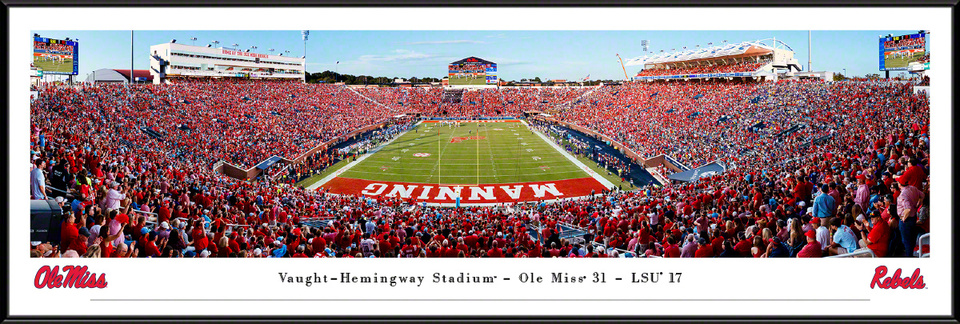 Ole Miss Rebels/Vaught-Hemingway Stadium 3D Stadium Replica - the