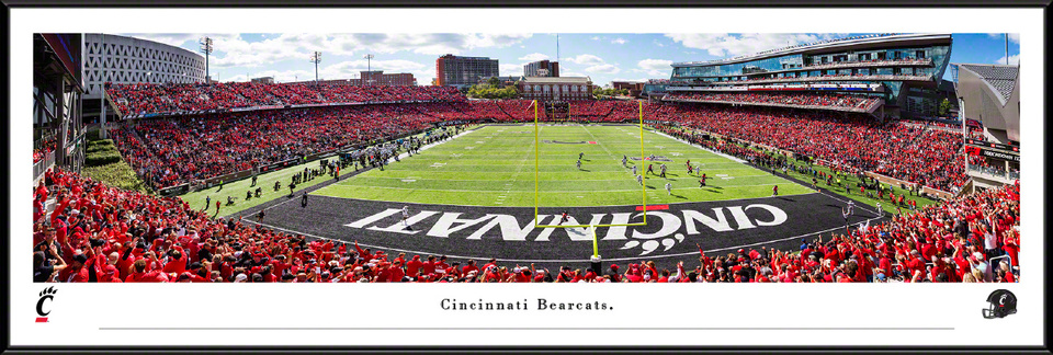 Cincinnati Bearcats End Zone at Nippert Stadium Panoramic Poster