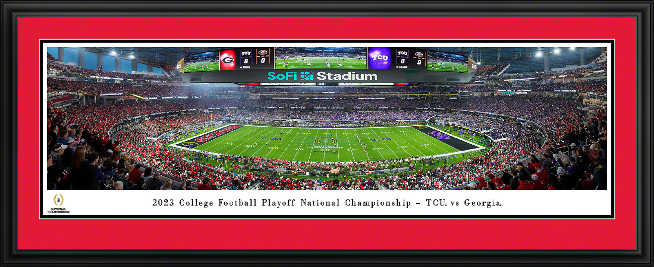 Highland Mint Georgia Bulldogs College Football Playoff 2021 National  Champions 12'' x 20'' Framed Banner Photo