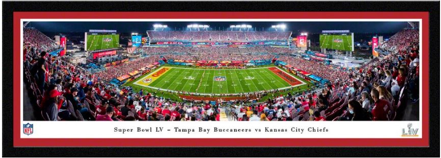 Kansas City Chiefs vs. Tampa Bay Buccaneers Fanatics Authentic Framed 15 x 17 Super Bowl LV matchup Collage