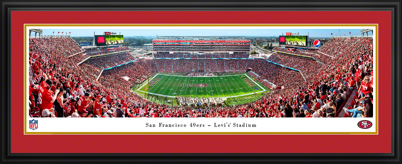 San Francisco 49ers Endzone at Levi's Stadium Panorama - the Stadium  Shoppe