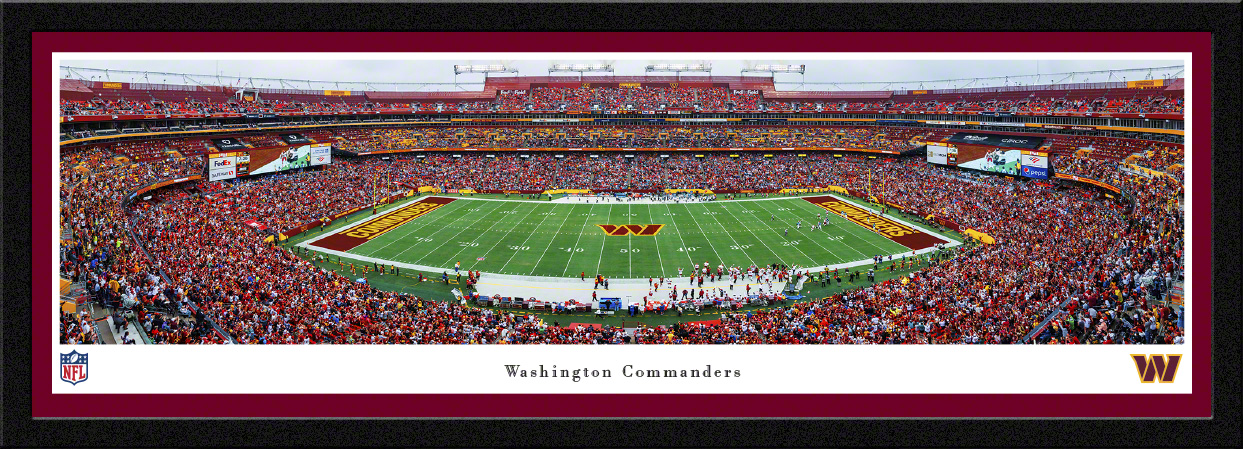 Washington Commanders' banner spotted inside FedExField just hours