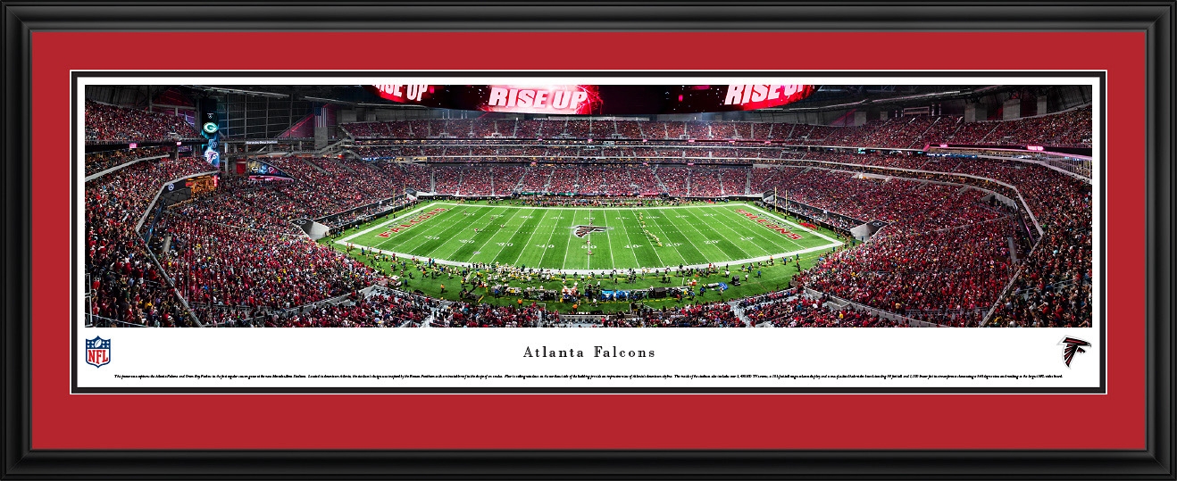 Atlanta Falcons Final Game at the Georgia Dome Panoramic Poster - the  Stadium Shoppe