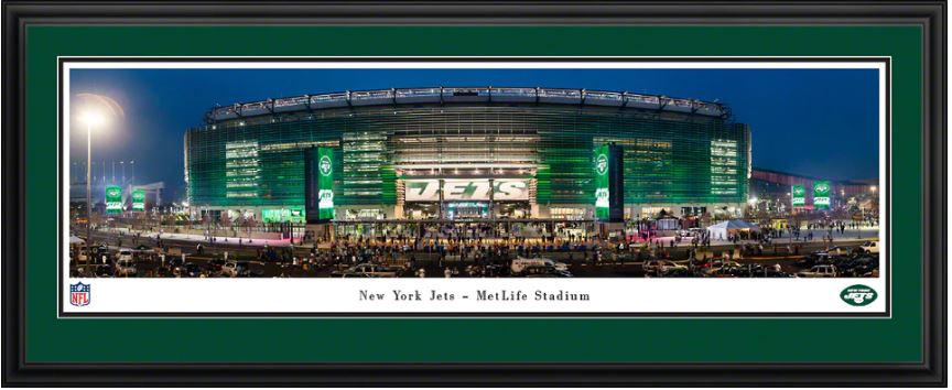 YouTheFan NFL New York Jets 6 in. x 19 in. 3D Stadium Banner-MetLife Stadium  0954125 - The Home Depot