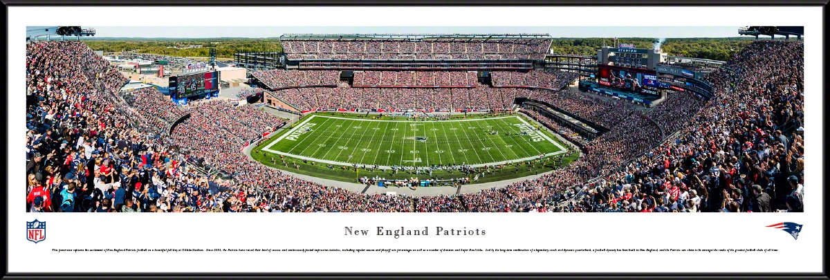 New England Patriots Panoramic Poster