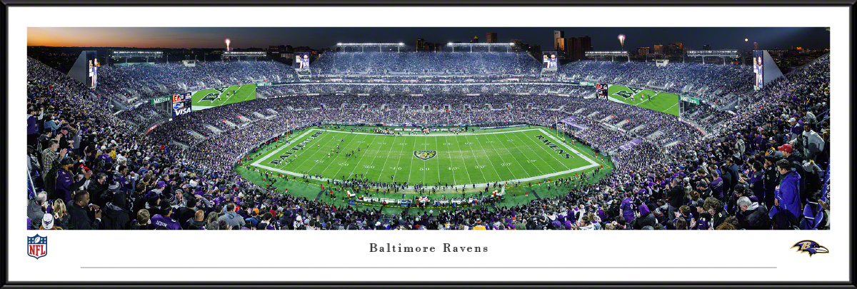 Baltimore Ravens Big Game TV Frame