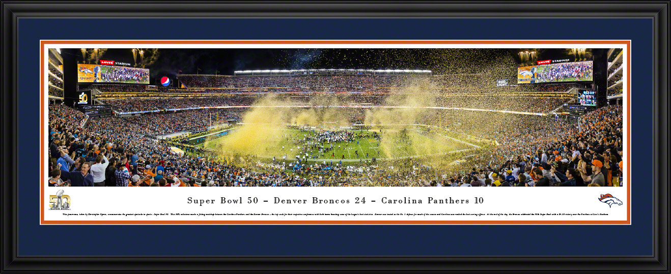 Super Bowl XXII Framed 18x24 Photo Collage Denver vs Washington