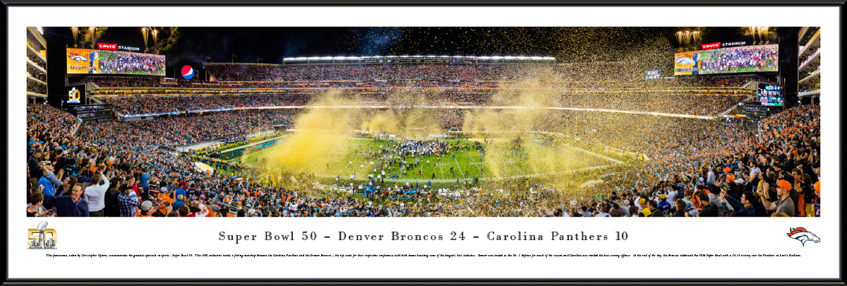 PHOTOS: Carolina Panthers vs. Denver Broncos at Levis' Stadium for Super  Bowl 50 - ABC7 New York