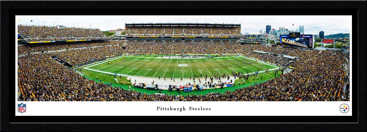 Pittsburgh Steelers End Zone at Acrisure Stadium Panoramic