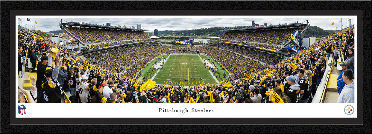 Pittsburgh Steelers Panoramic Fan Cave Decor - Acrisure Stadium Panorama