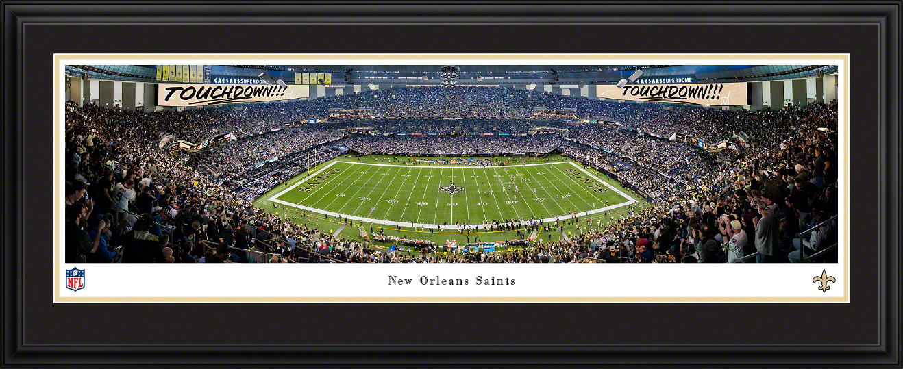 Super Bowl XLIV New Orleans Saints Panoramic Poster