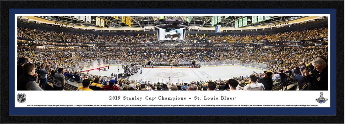 St. Louis Blues 2019 Stanley Cup Championship NHL Hockey Poster