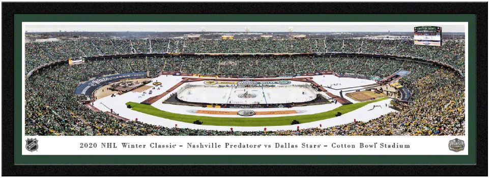 2022 NHL Winter Classic Panoramic Poster - Minnesota Wild vs. St. Louis  Blues