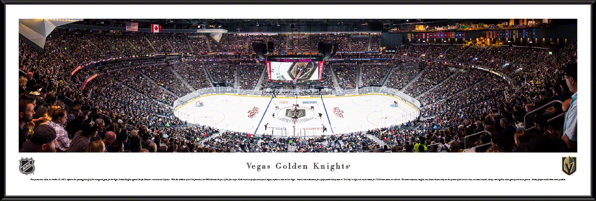 8 x 32 NHL Vegas Golden Knights 3D Stadium Banner