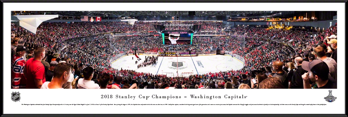 2018 Stanley Cup Panoramic Poster - Washington Capitals