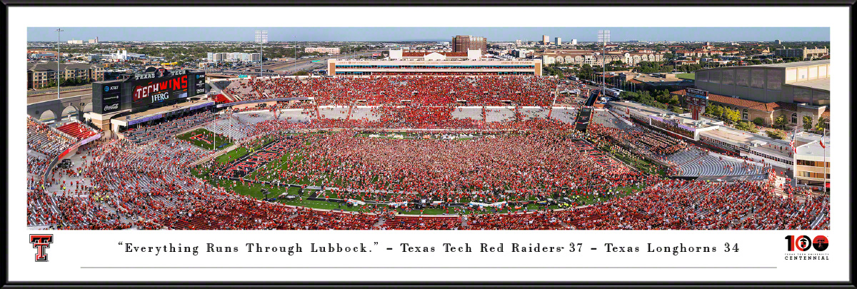 texas tech football stadium panoramic