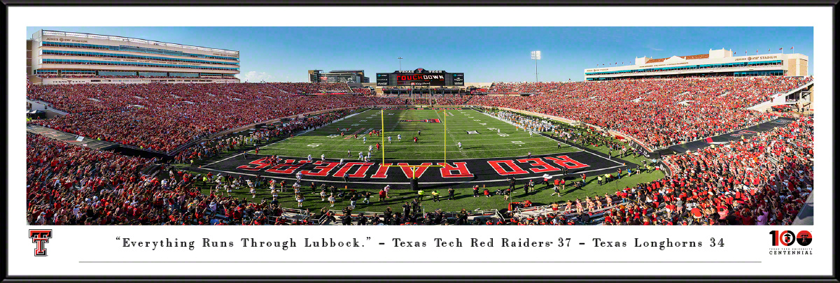 texas tech football stadium panoramic