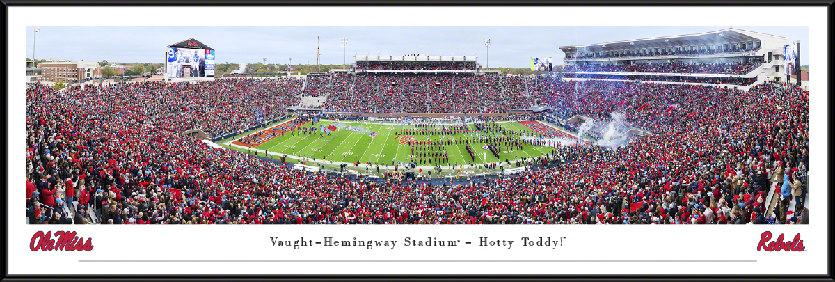 Ole Miss Rebels/Vaught-Hemingway Stadium 3D Stadium Replica - the