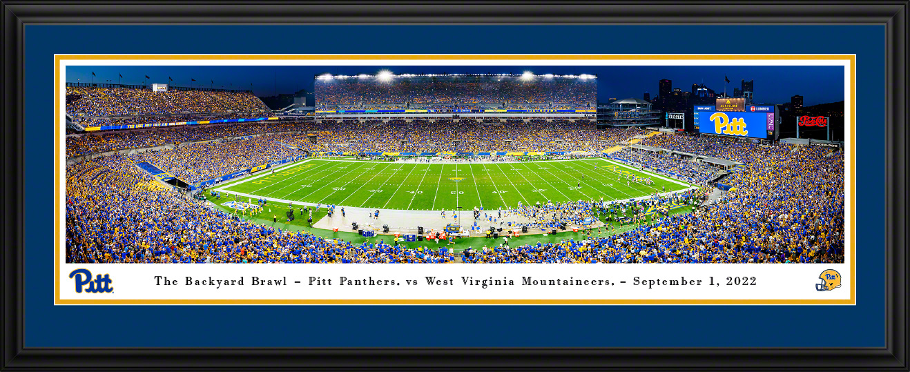 Pittsburgh Steelers & Pitt Panthers Heinz Field Wooden Wall Art Print –  YinzerShop