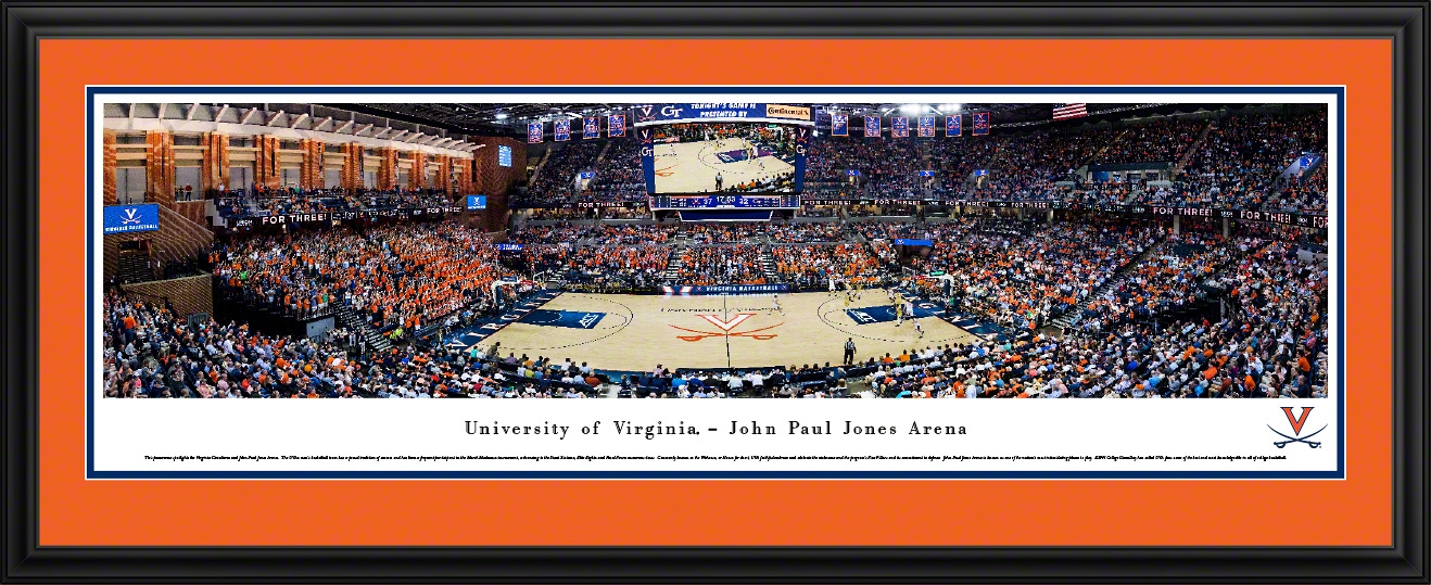 UVA Cavaliers Basketball Court runner Mat - 30 x 72