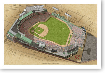 Full Set of Exact Replicas of the Boston Red Sox Fenway Park 