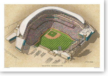 MN Twins Target Field Fine Art Print 