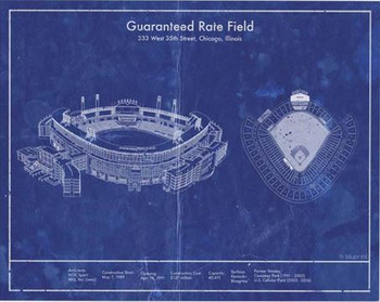 Comiskey Park Chicago White Sox 3D Ballpark Replica - the Stadium Shoppe