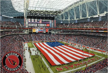 Arizona Cardinals Panoramic Poster - State Farm Stadium