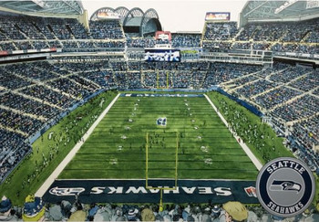 Seattle Seahawks - CenturyLink Field 3D model 3D printable