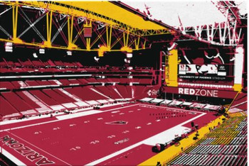 Arizona Cardinals Panoramic Poster - State Farm Stadium Picture