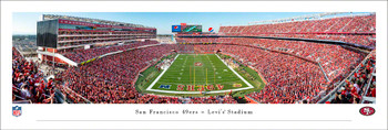 : San Francisco 49ers, End Zone at Levi's Stadium - 44x18-inch  Double Mat, Deluxe Framed NFL Picture by Blakeway Panoramas : Sports &  Outdoors