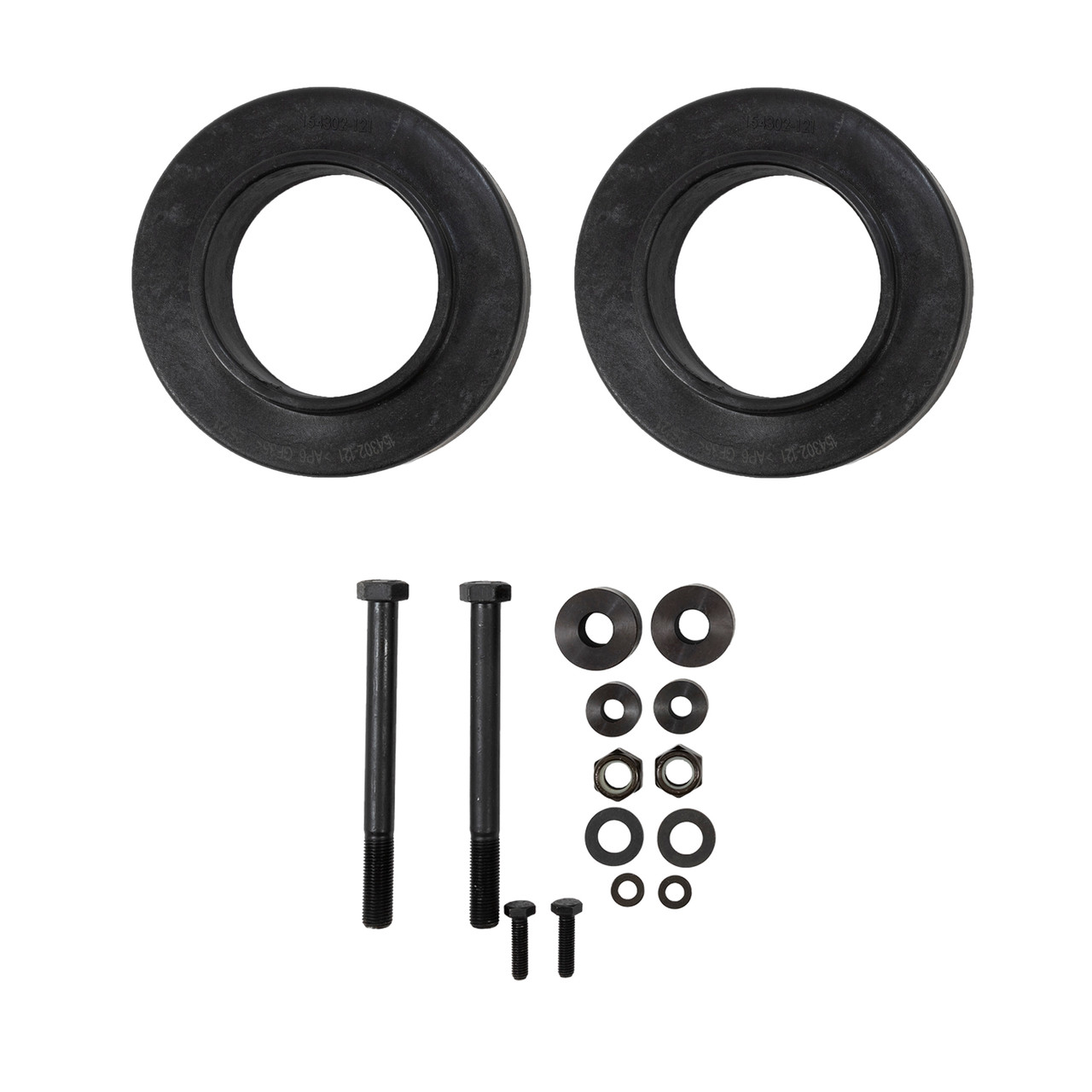 たかのゆり　ベルベルⅡ 2 INCH LEVELING KIT | STRUT SPACERS ONLY - 154302BK - KW Automotive