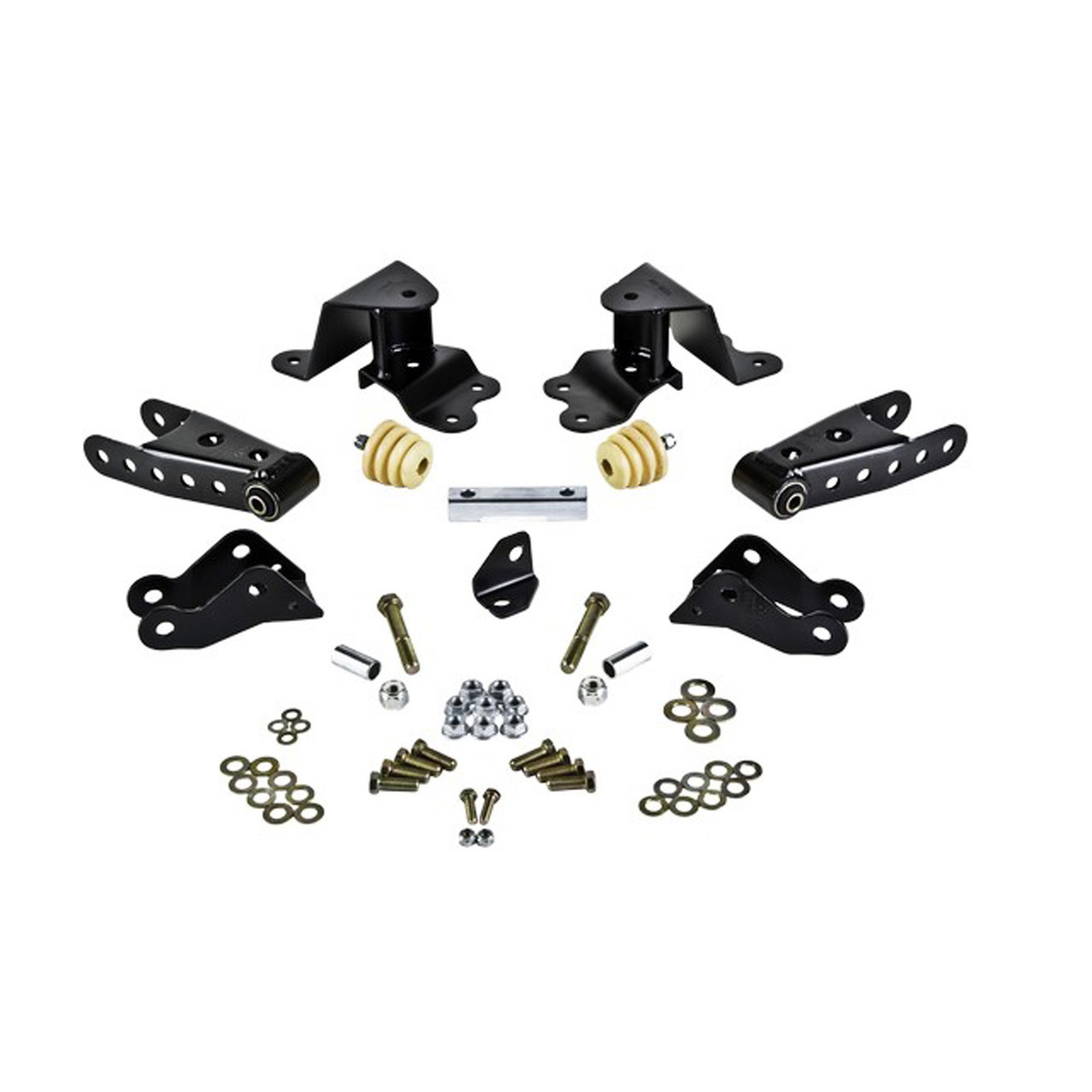 SHACKLE & HANGER KIT | 4 INCH DROP - 6505 - KW Automotive