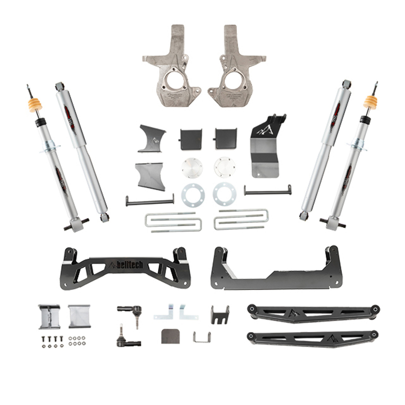 BELDING　CRUZ　PATH WORK　9.5　ベルディング 7-9 INCH LIFT KIT | FRONT AND REAR TRAIL PERFORMANCE STRUTS/SHOCKS