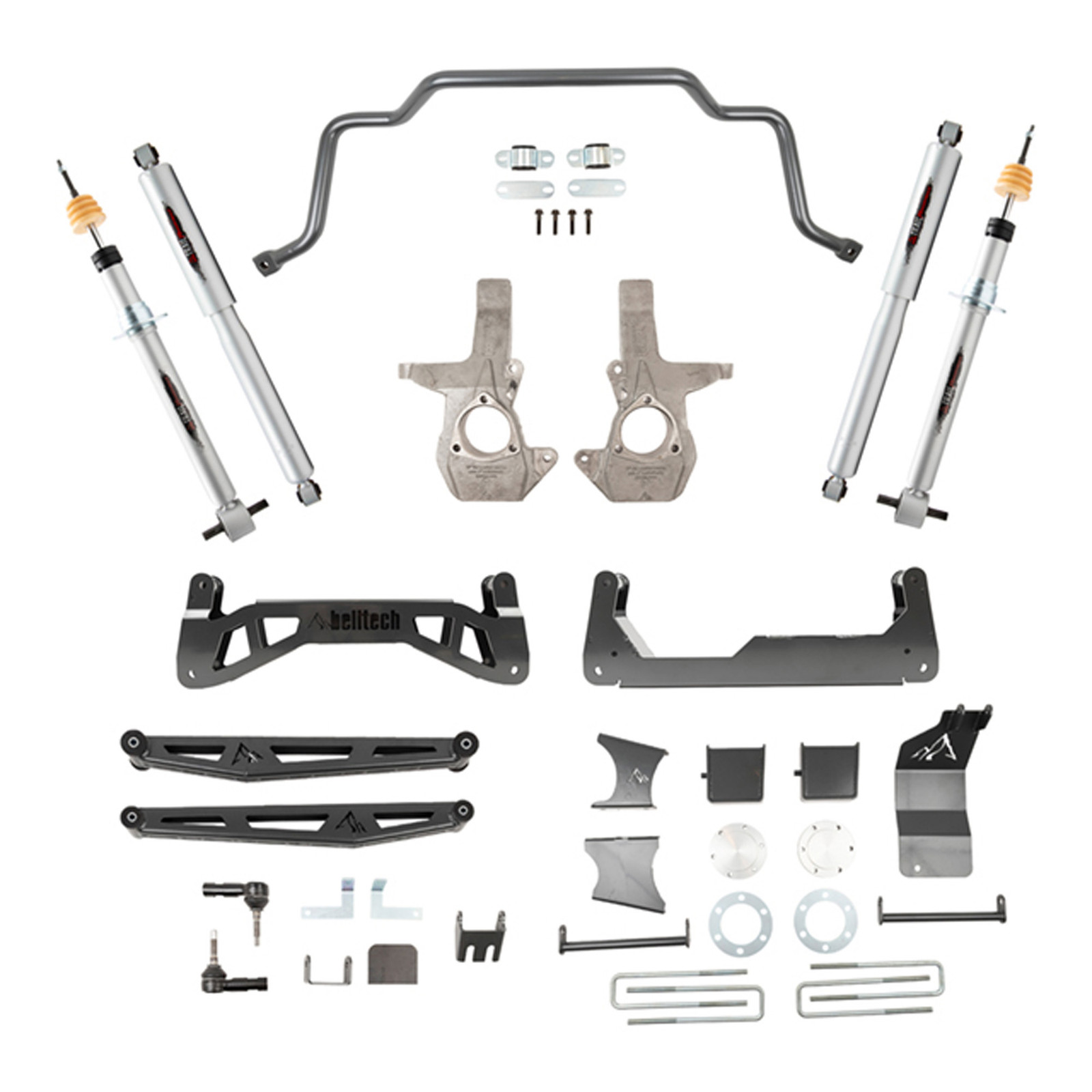 7-9 INCH LIFT KIT | FRONT AND REAR TRAIL PERFORMANCE STRUTS/SHOCKS
