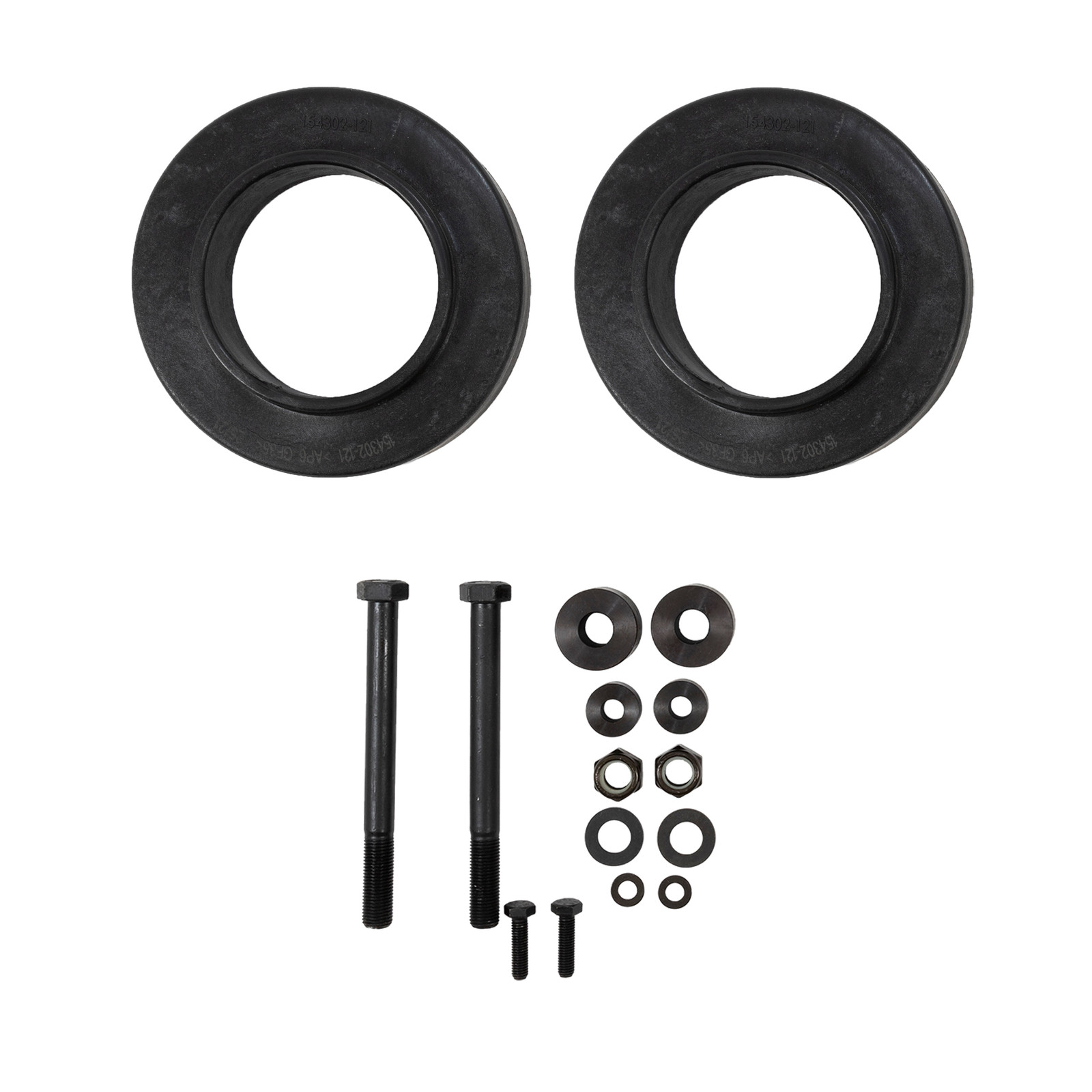 2 INCH LEVELING KIT | STRUT SPACERS ONLY - 154302BK - KW Automotive
