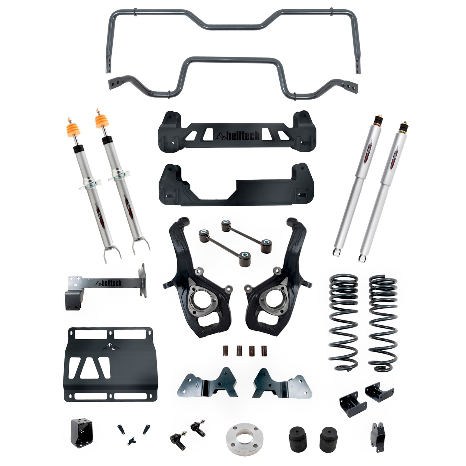 6-8 INCH LIFT KIT | FRONT AND REAR TRAIL PERFORMANCE STRUTS/SHOCKS