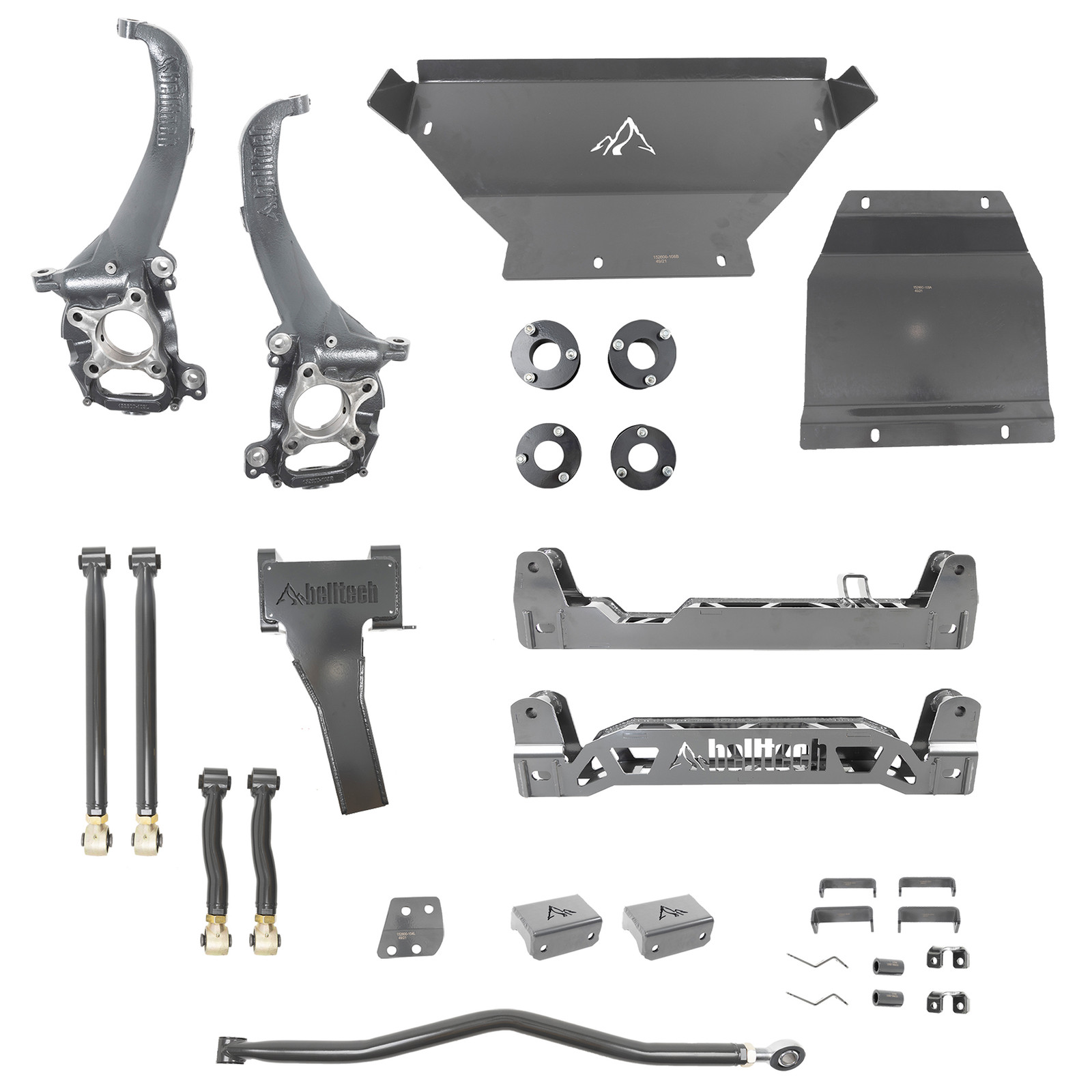 6 INCH LIFT KIT | FRONT AND REAR STRUT SPACERS - 152600BK - KW