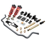 PERFORMANCE HANDLING KIT PLUS W/ DAMPING ADJUSTABLE COILOVERS/SHOCKS - 987HKP