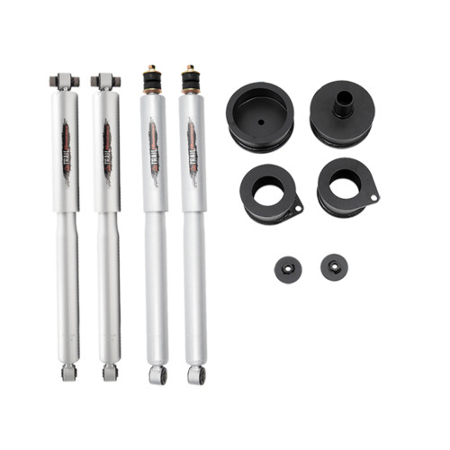 2.5 INCH LEVELING KIT | COIL SPRING SPACERS W/ TRAIL PERFORMANCE SHOCKS - 1033SP