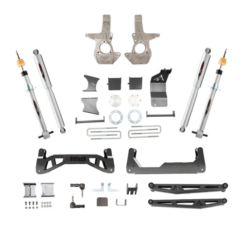7-9 INCH LIFT KIT | FRONT AND REAR TRAIL PERFORMANCE STRUTS/SHOCKS - 150203TP