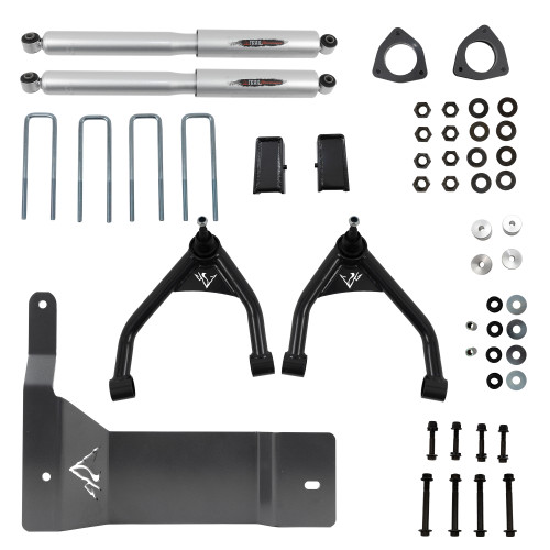4 INCH LIFT KIT | FRONT SPACERS AND REAR TRAIL PERFORMANCE SHOCKS - 150200BK